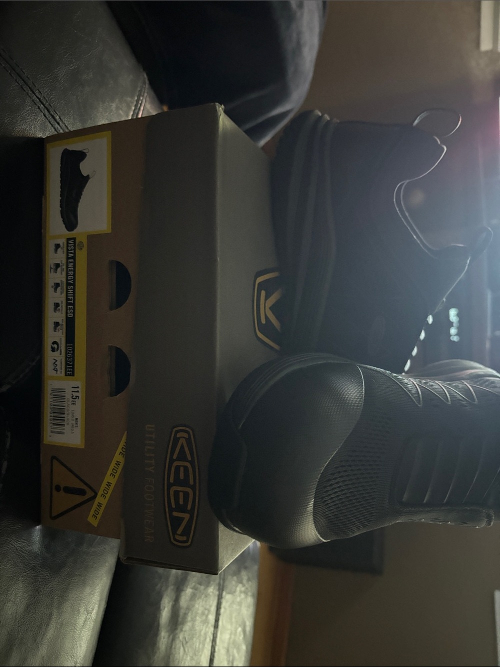 Keen Men’s Black Work Boots